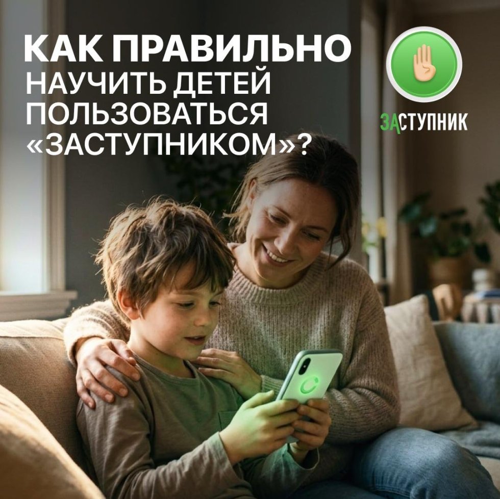 Как правильно научить детей пользоваться «Заступником»?